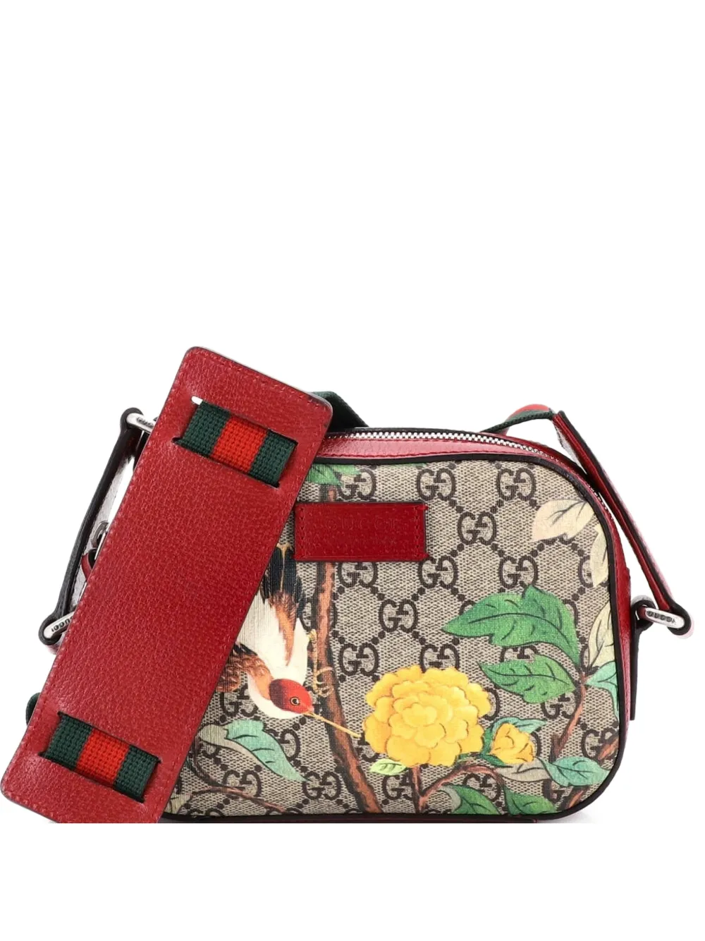 Gucci Pre-Owned Camera Shoulder Bag Tian Print GG Coated Canvas Mini crossbody bag - Multicolore