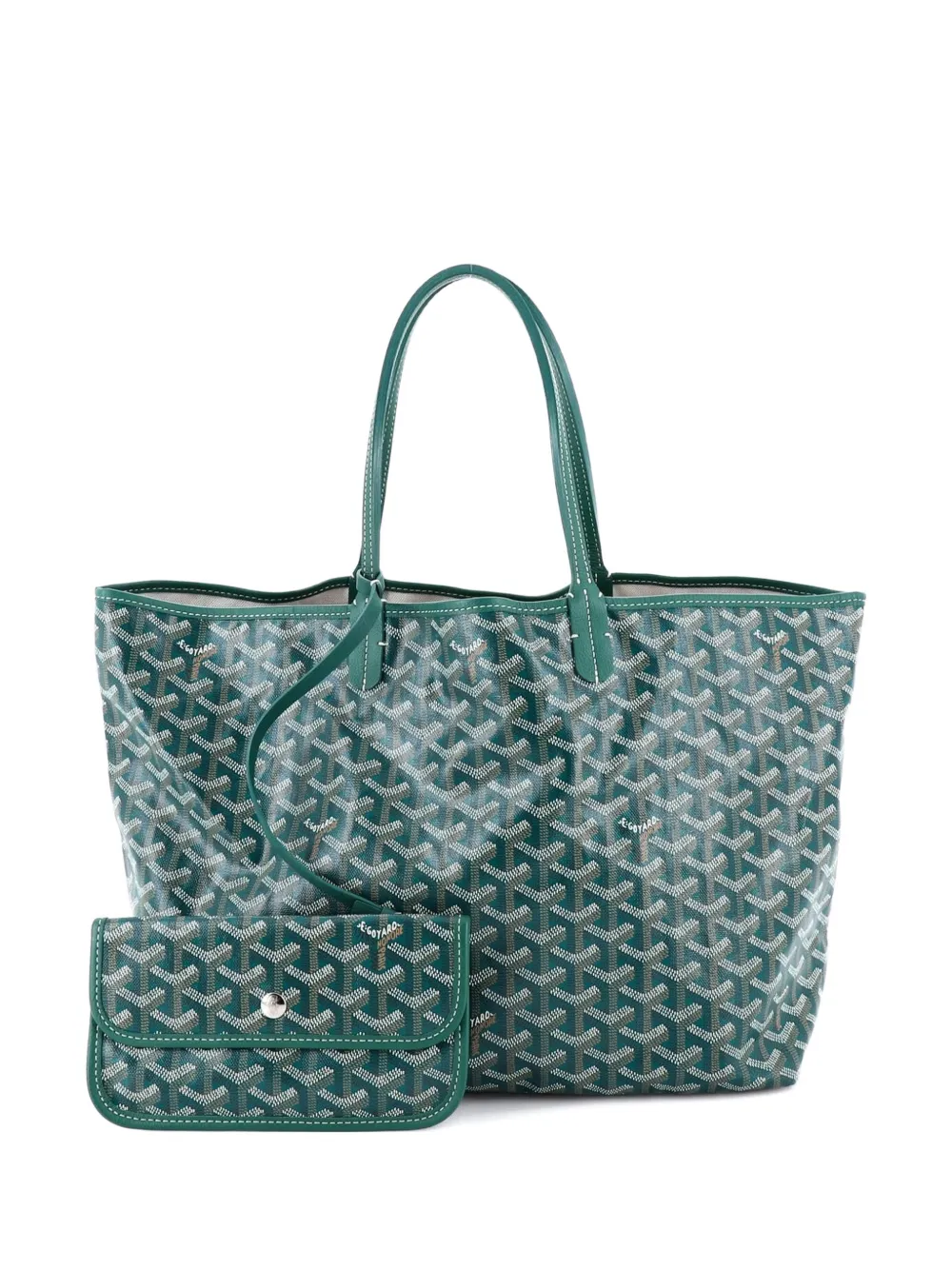 Goyard Pre-Owned Saint Louis Coated Canvas PM tote bag - Verde