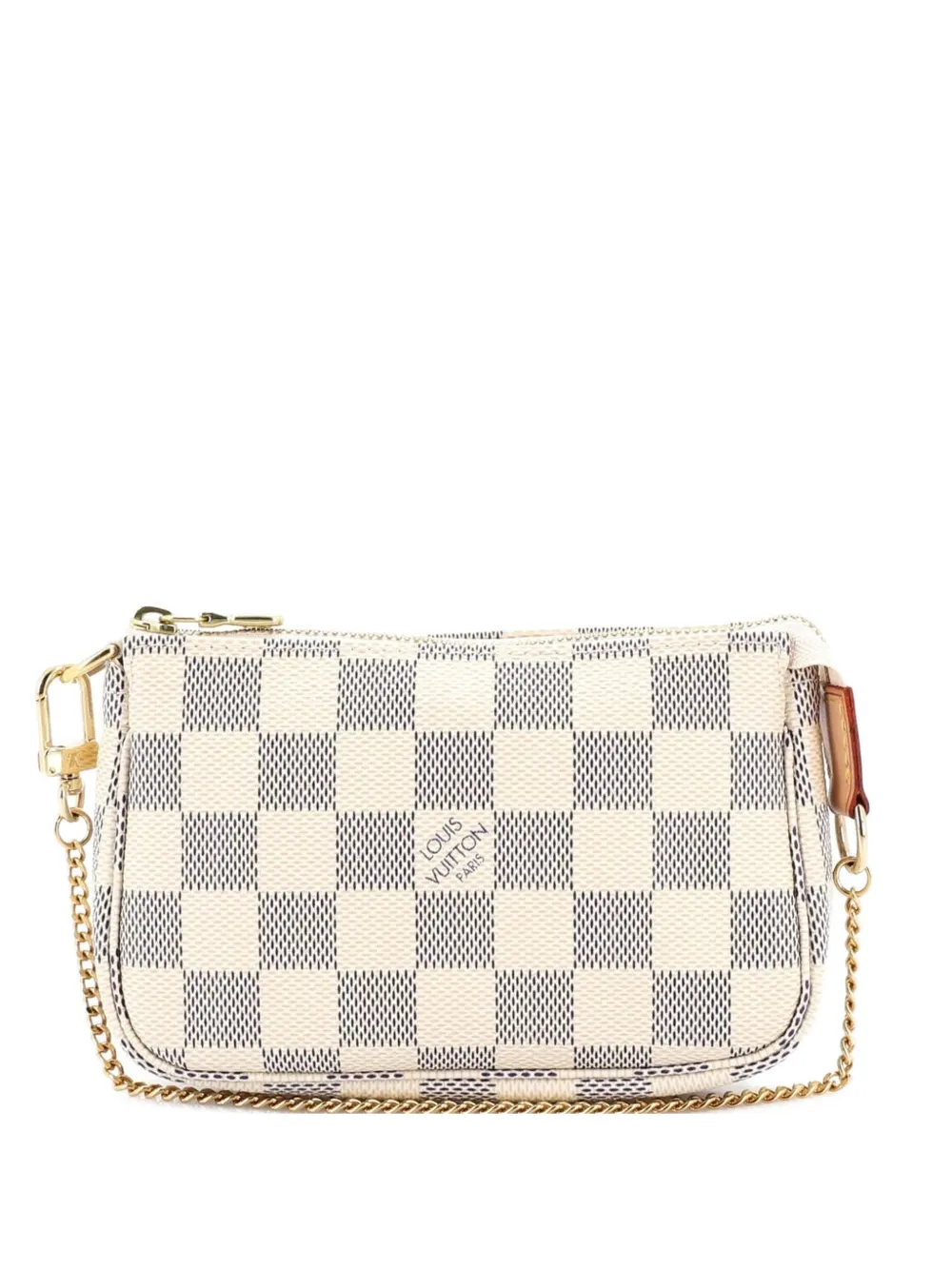 Louis Vuitton Pre-Owned Pochette Accessoires Damier Mini clutch bag - Bianco