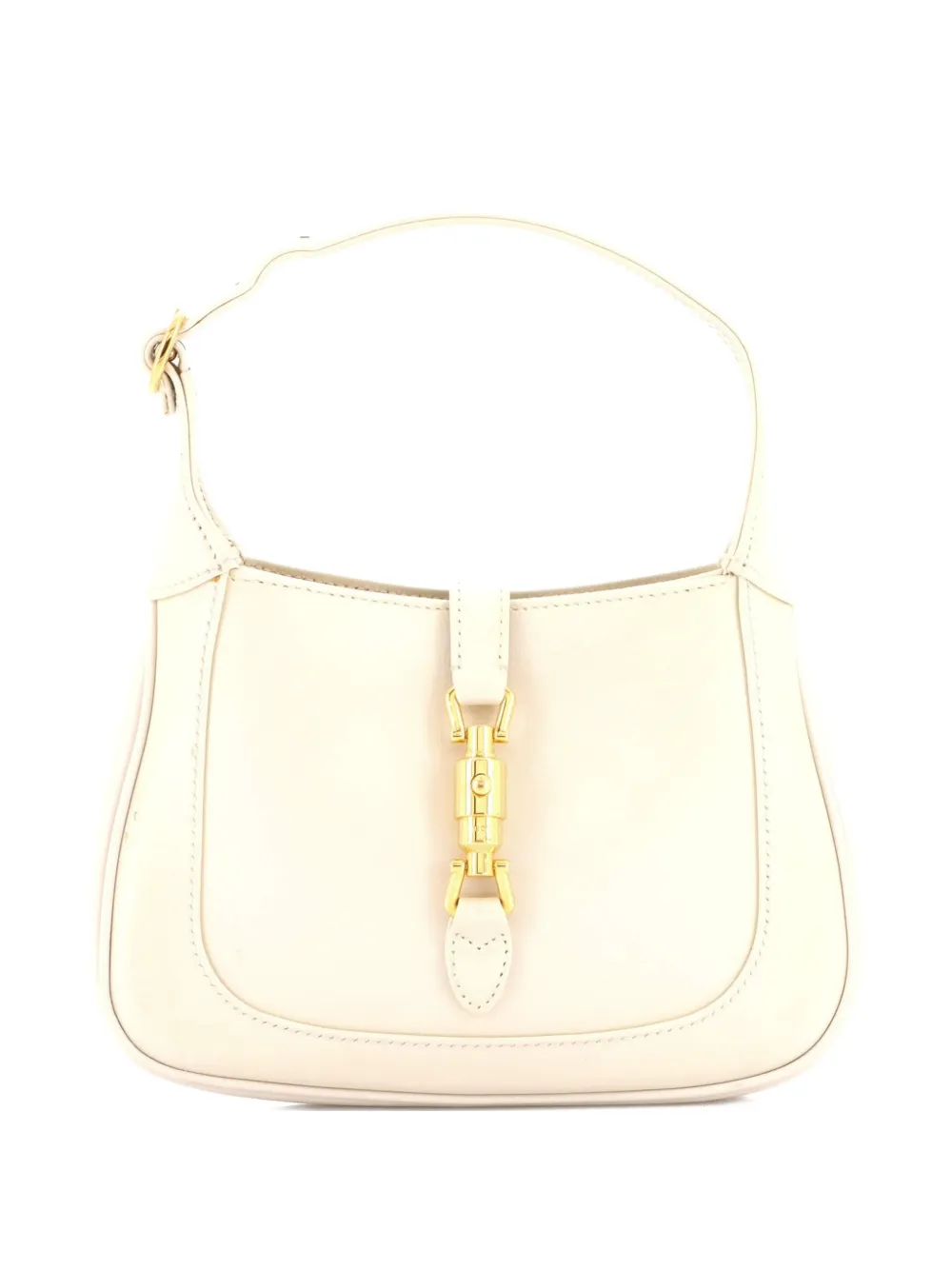 Gucci Pre-Owned Jackie 1961 Leather Mini hobo bag - Toni neutri