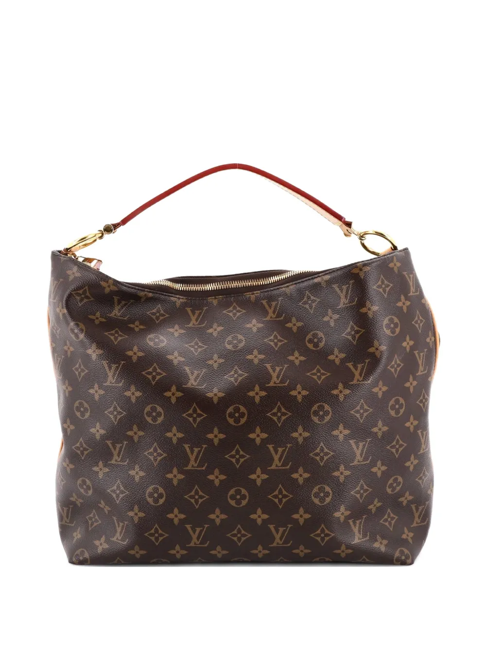 Louis Vuitton Pre-Owned Sully Handbag Monogram Canvas MM hobo bag - Marrone