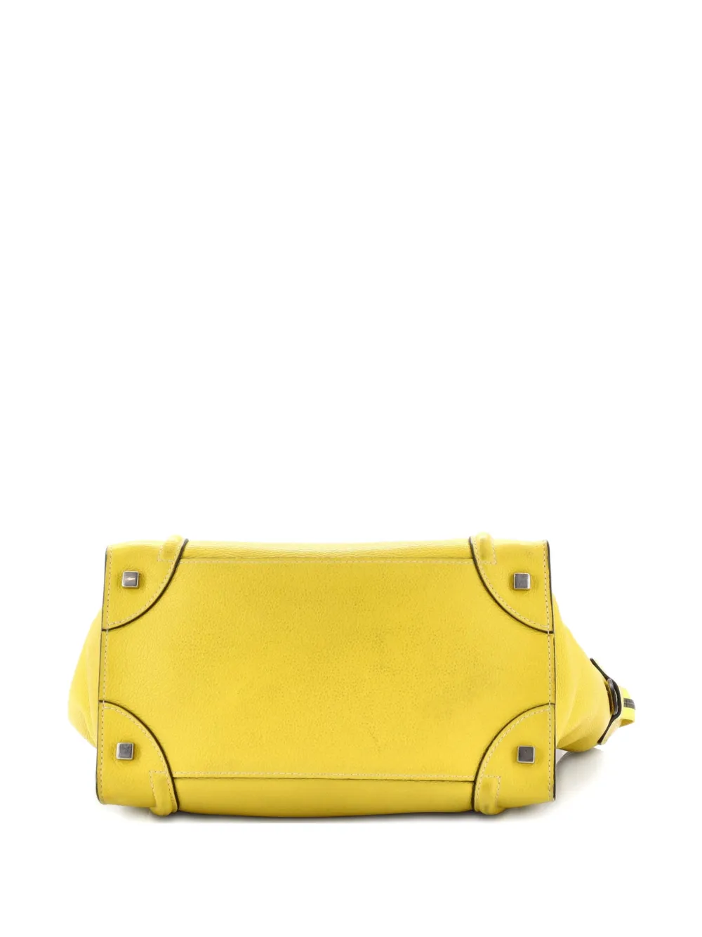 Luggage Bag Grainy Leather Mini Tote Bag