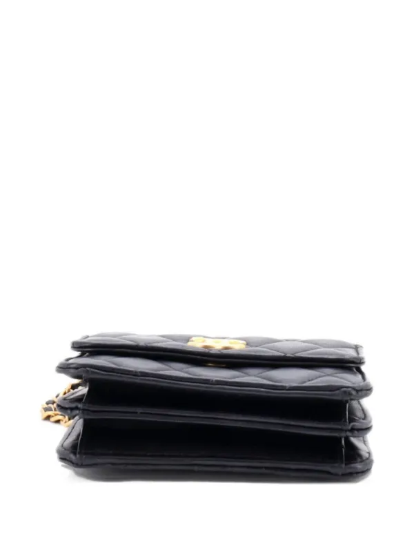 CHANEL Pre-Owned トップハンドル ココマーク フラップ クラッチオン