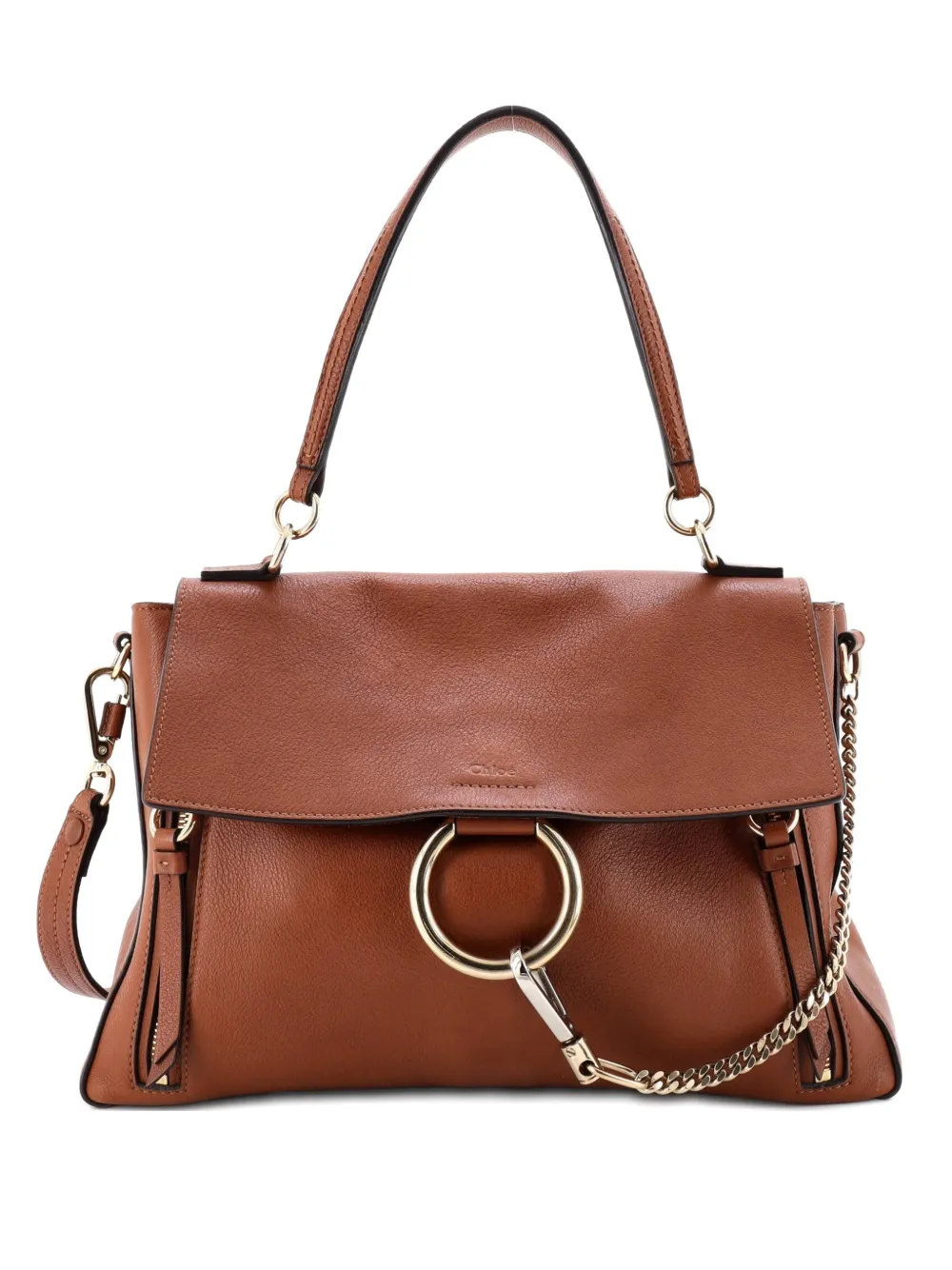 Chloé Pre-Owned Faye Day Bag Leather Medium satchel - Marrone
