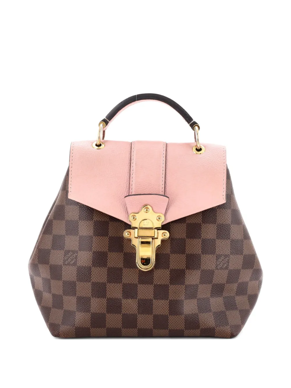 Louis Vuitton Pre-Owned Clapton Damier and Leather backpack - Marrone
