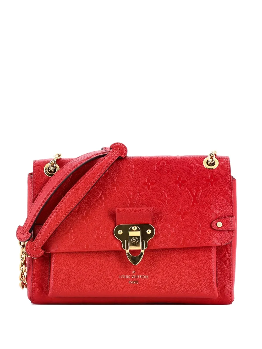 Louis Vuitton Pre-Owned Vavin Handbag Monogram Empreinte Leather PM crossbody bag - Rosso