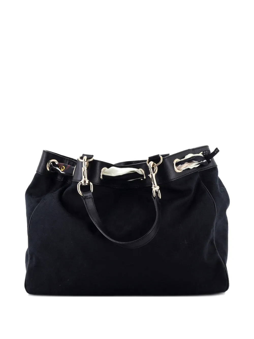 Gucci Pre-Owned Positano GG Canvas Large tote bag - Nero