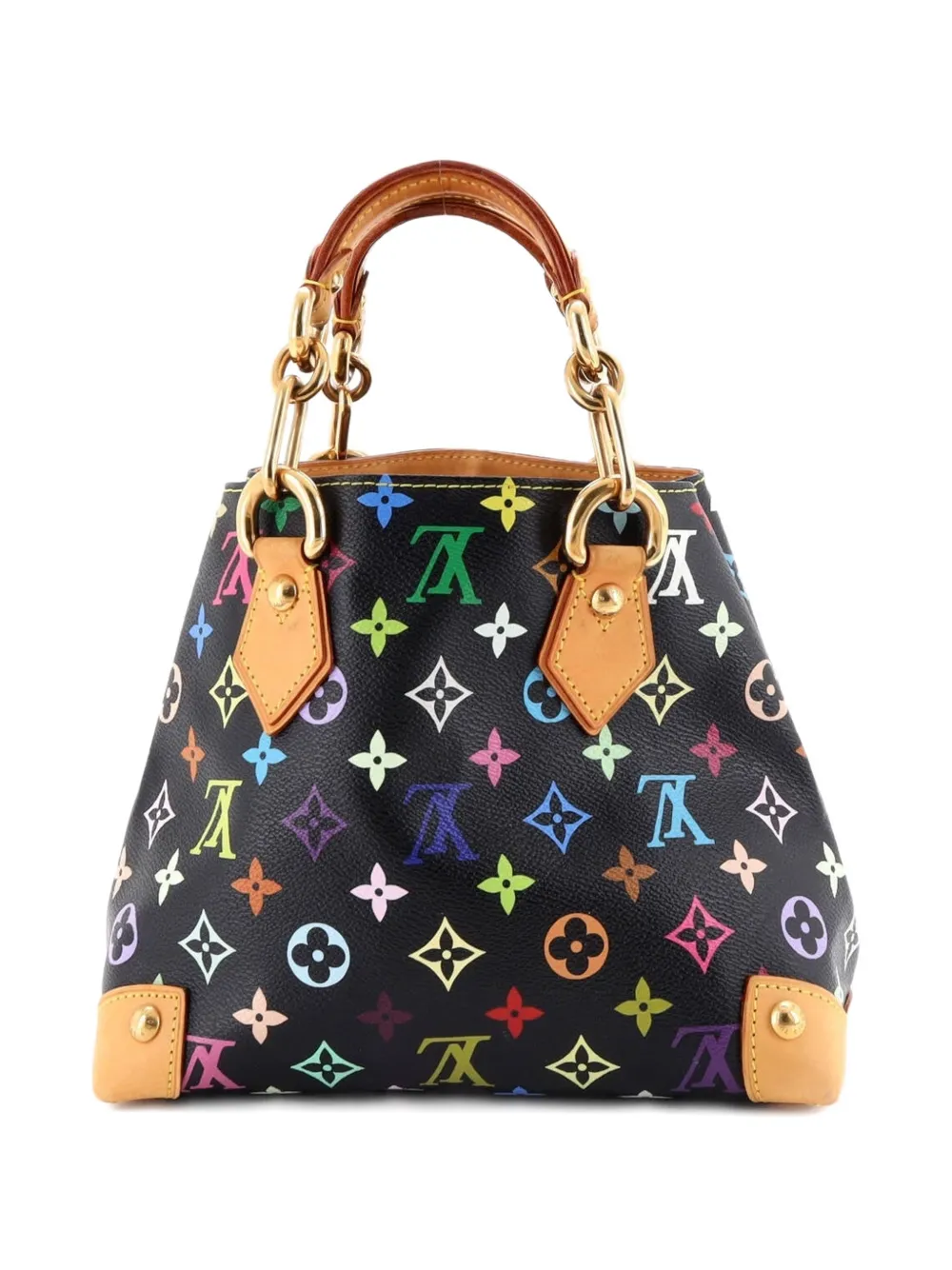 Louis Vuitton Pre-Owned Audra Handbag Monogram Multicolor satchel - Nero