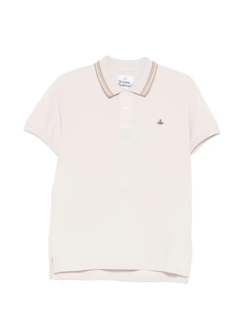 Vivienne Westwood playera tipo polo con rayas estampadas