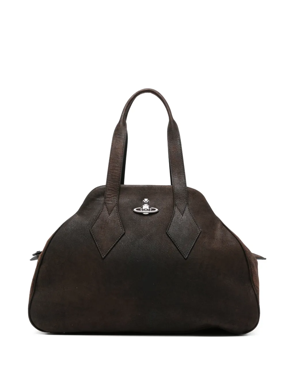 Vivienne Westwood Large Yasmine Orb-detail tote bag - Brown