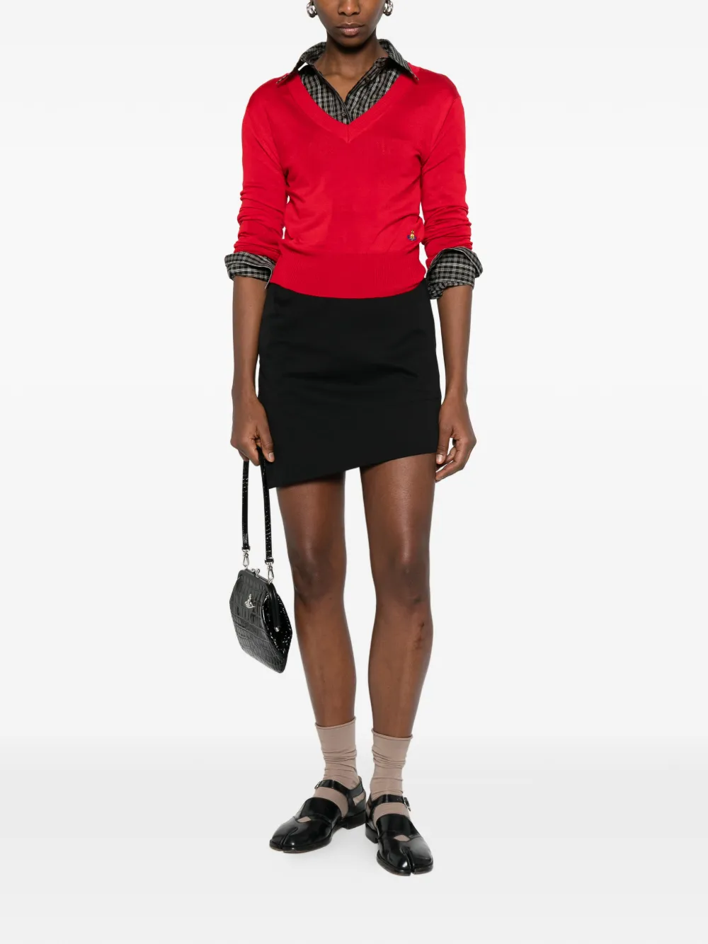  Vivienne Westwood Mini Infinity Asymmetric Skirt - Black 