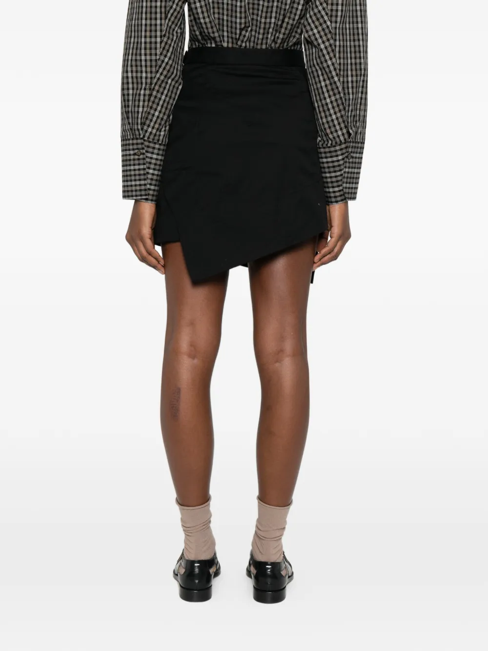 Vivienne Westwood Infinity asymmetrische mini-rok Zwart