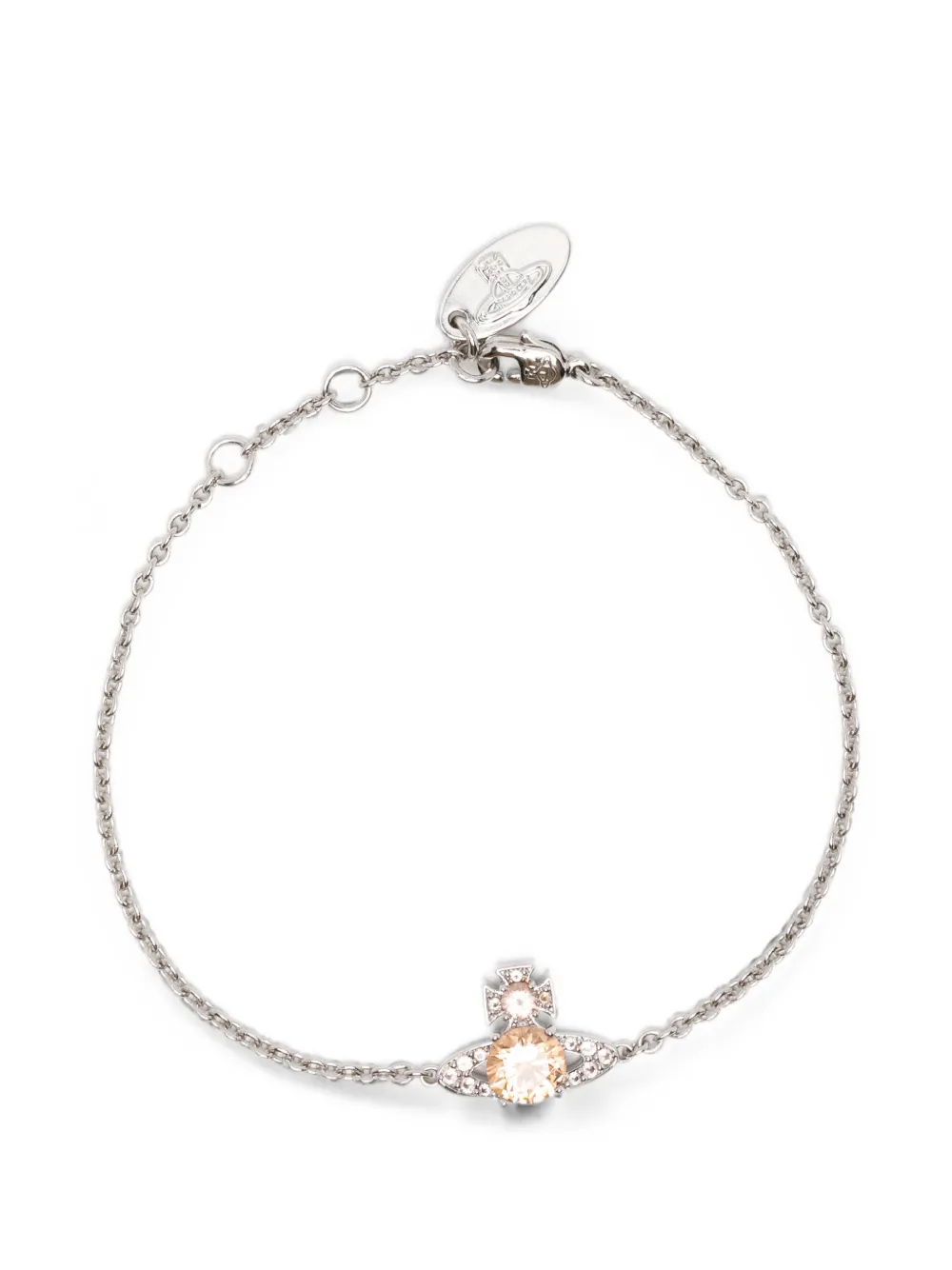 Vivienne Westwood Orb-plaque bracelet - Argento