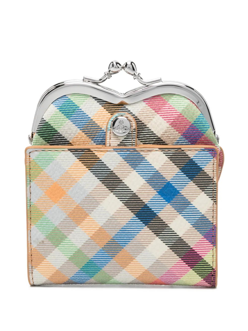 Vivienne Westwood heart-shape Check Wallet | Neutrals | FARFETCH IE