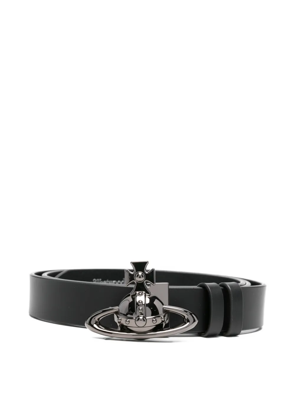 Vivienne Westwood Orb-buckle belt - Black