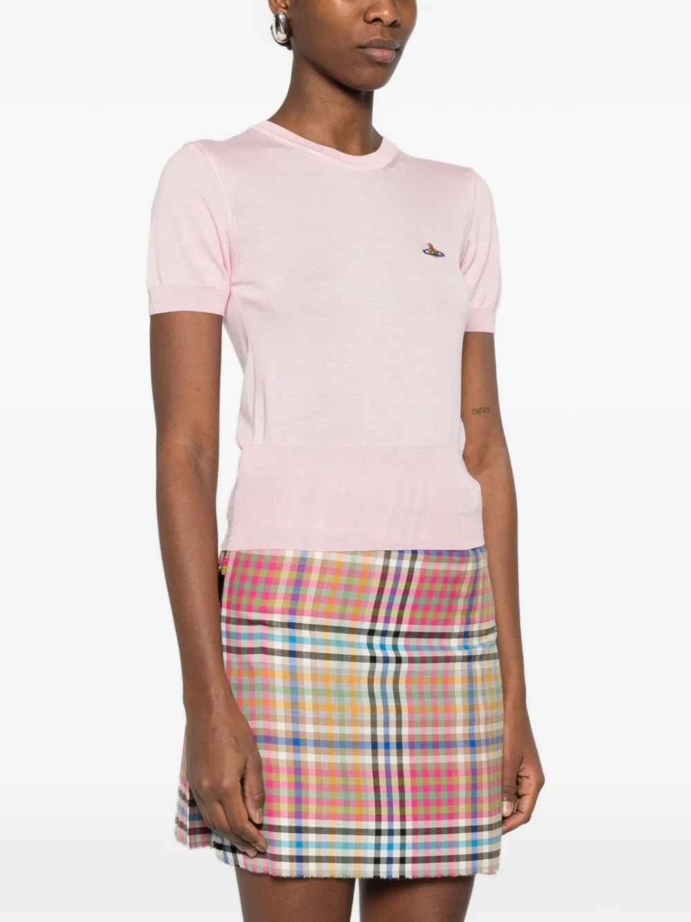 Vivienne Westwood Bea trui met korte mouwen Roze
