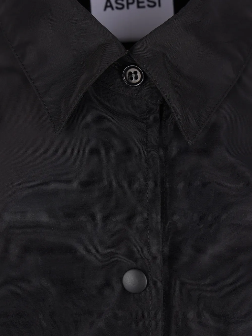 Aspesi Snao-fastening Jacket - Black 