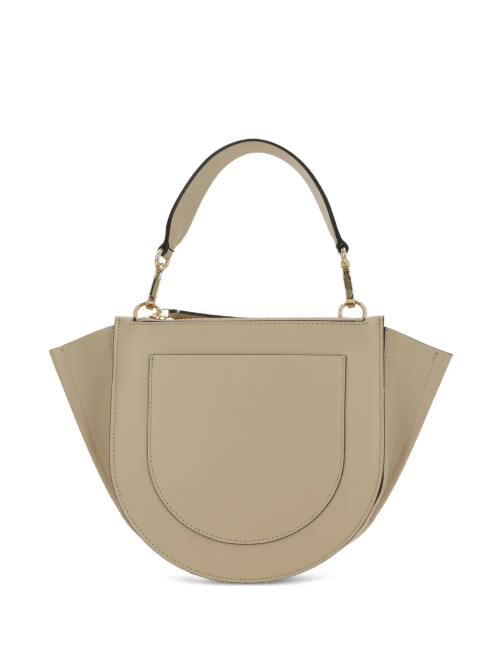 Wandler small Hortensia leather tote bag - Beige