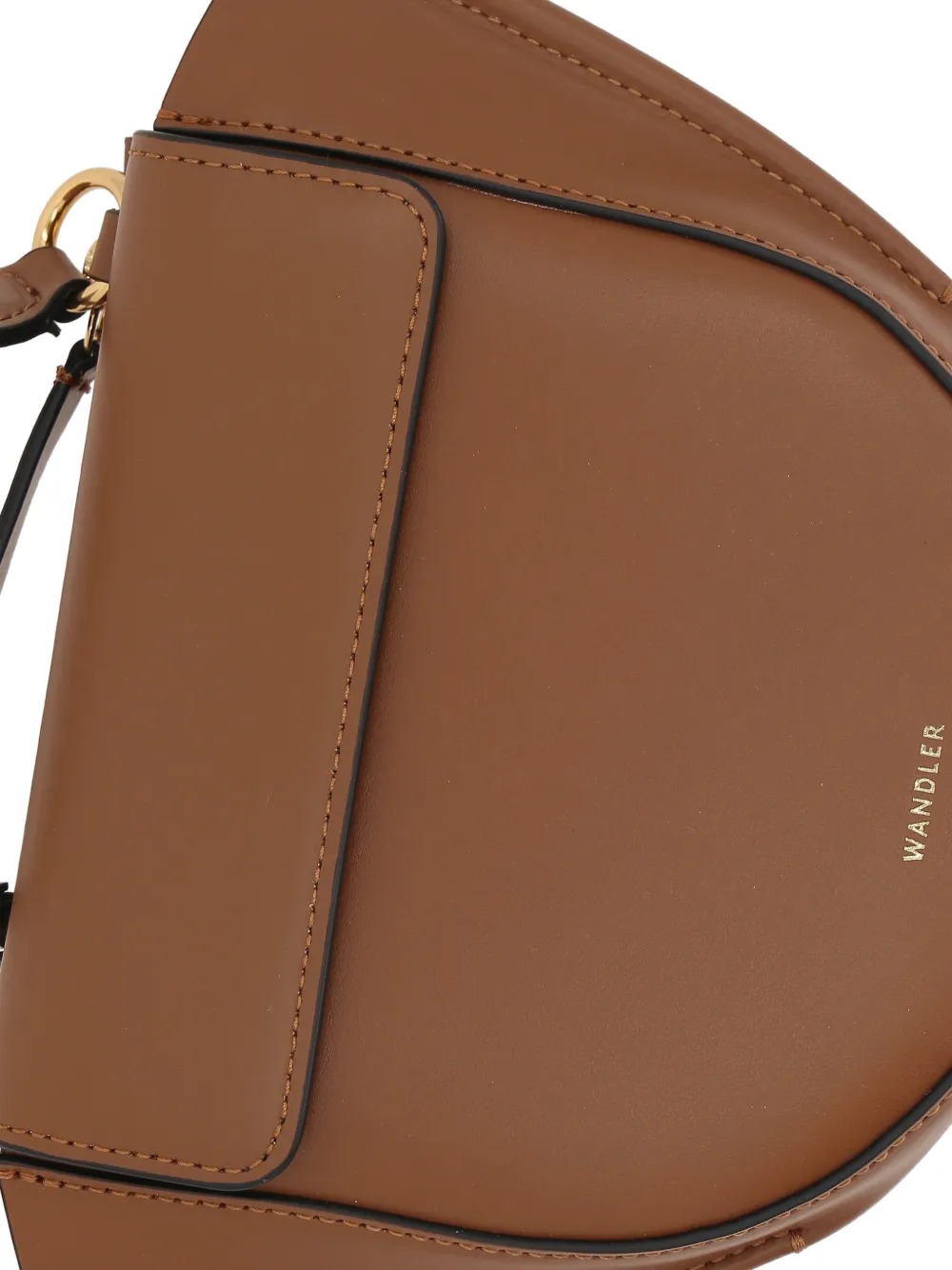 Wandler Hortensia leren shopper Bruin
