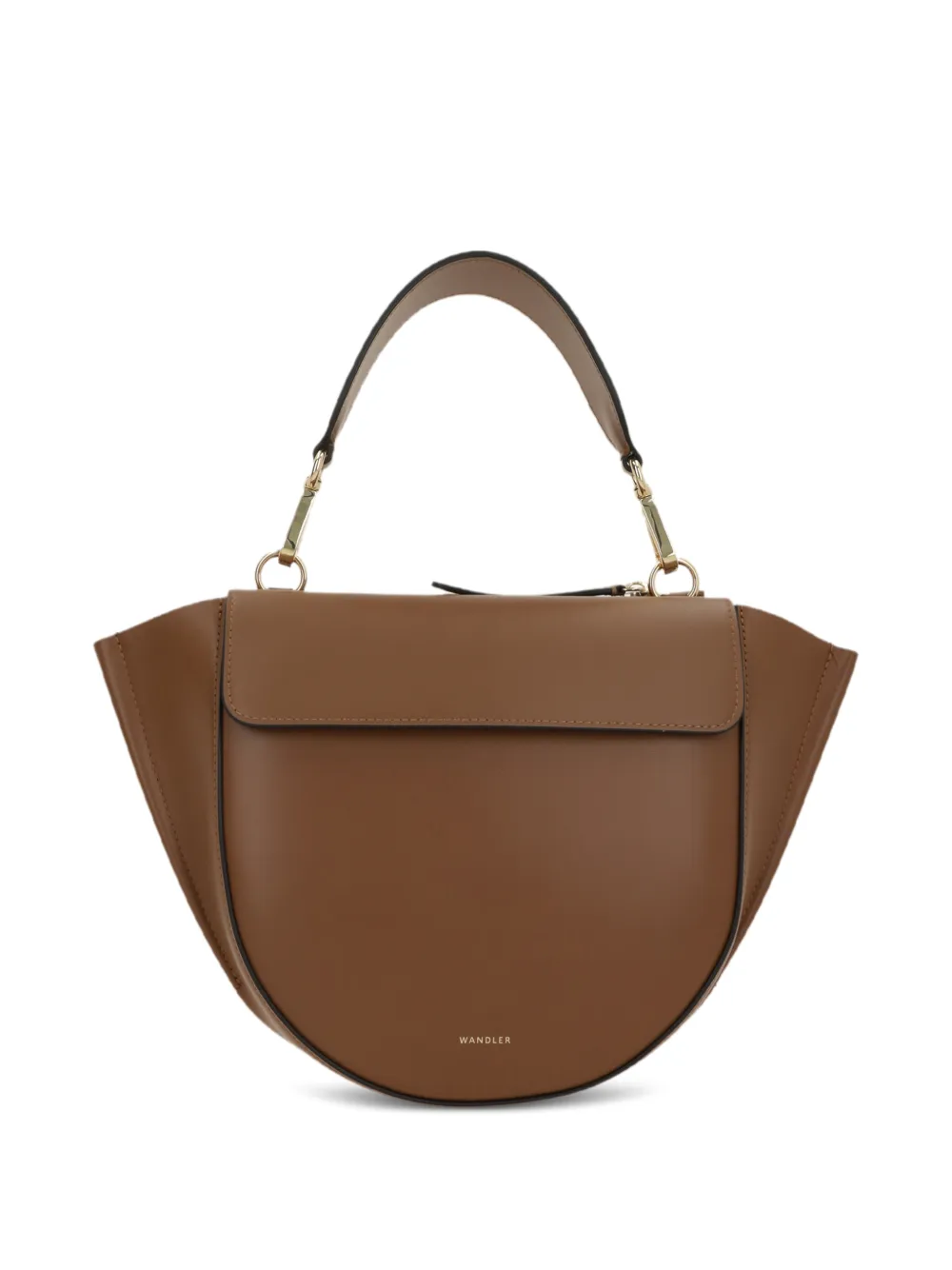 Wandler Hortensia leather tote bag - Marrone