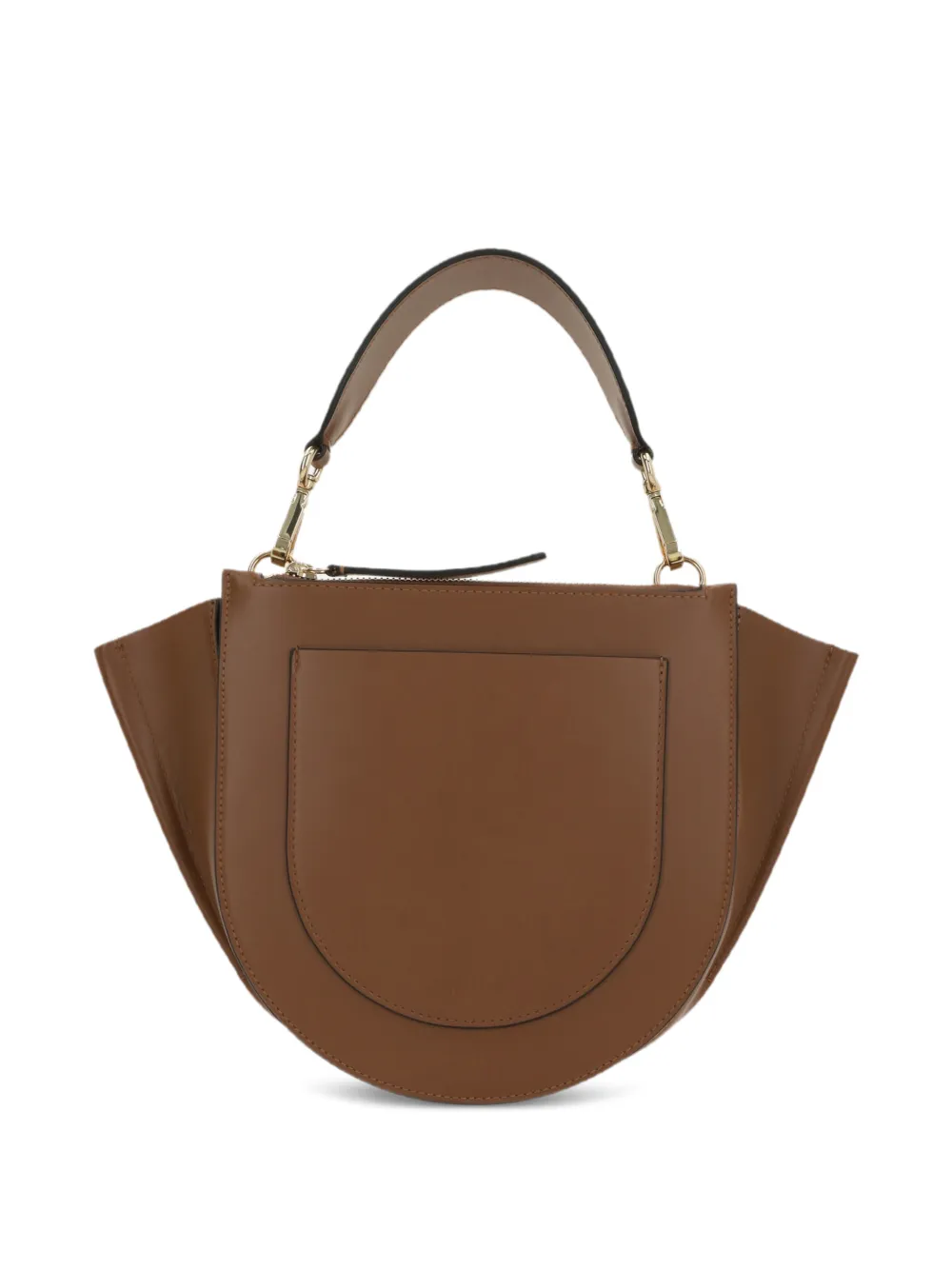 Wandler Hortensia leather tote bag - Bruin