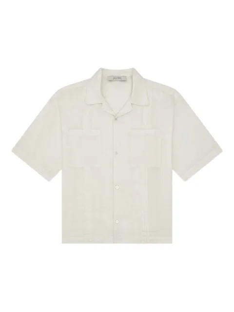 ABOUTBLANK chest-pocket short-sleeve shirt