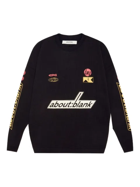 ABOUTBLANK langærmet T-shirt med grafisk tryk