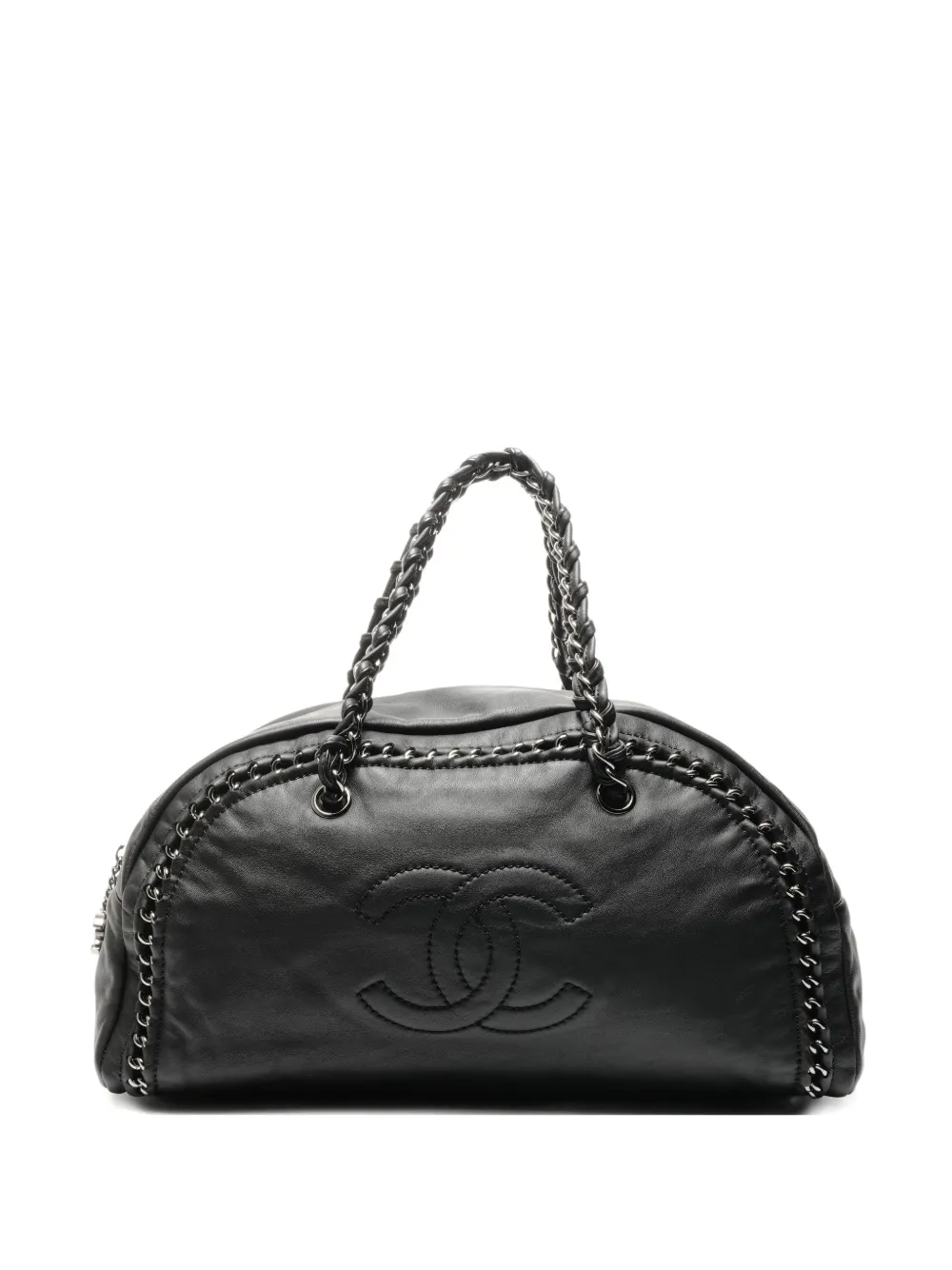 CHANEL Pre-Owned 2005-2006 logo tote bag - Nero