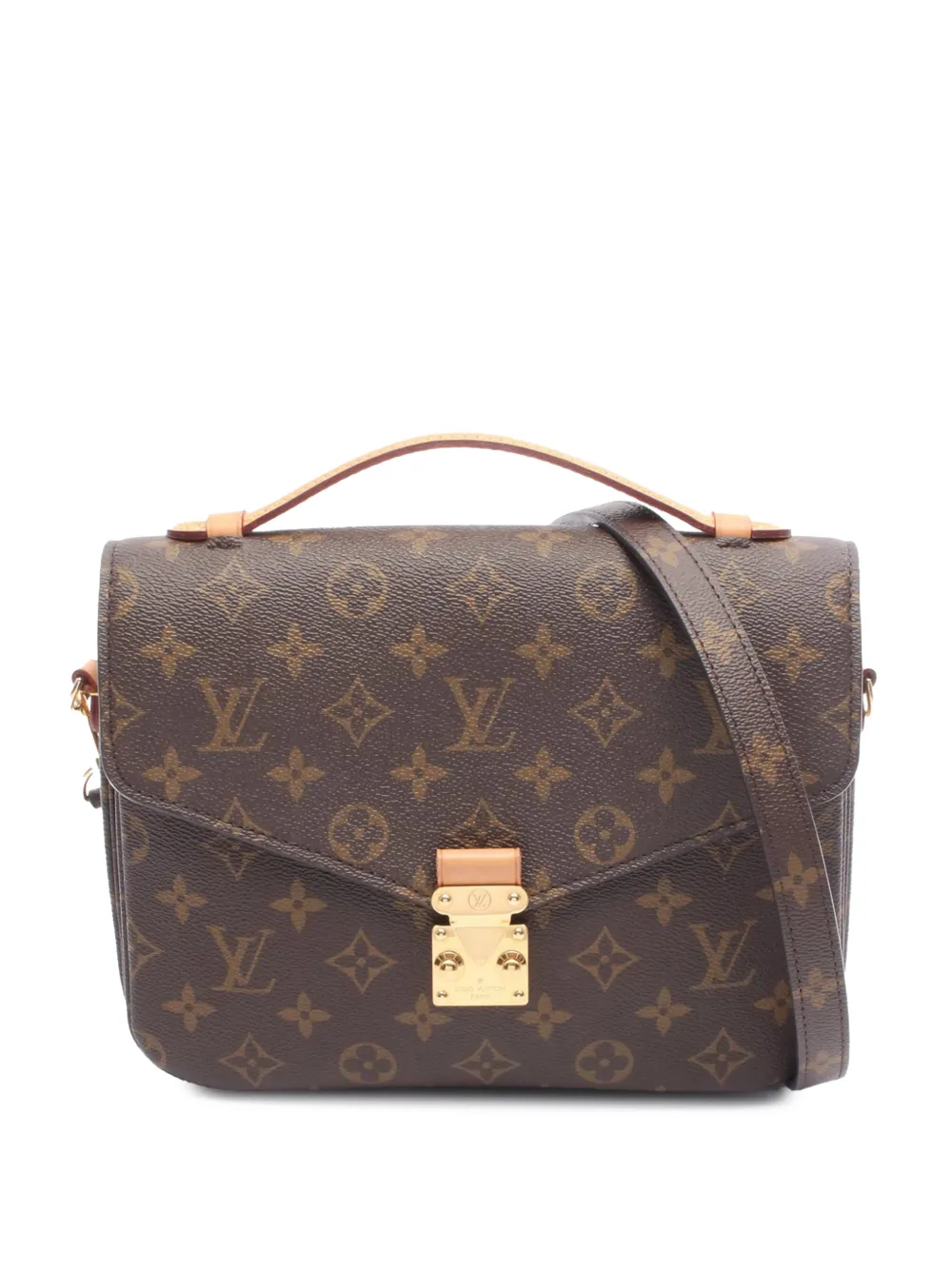 Louis Vuitton Pre-Owned 2021 Monogram Pochette Metis satchel - Marrone