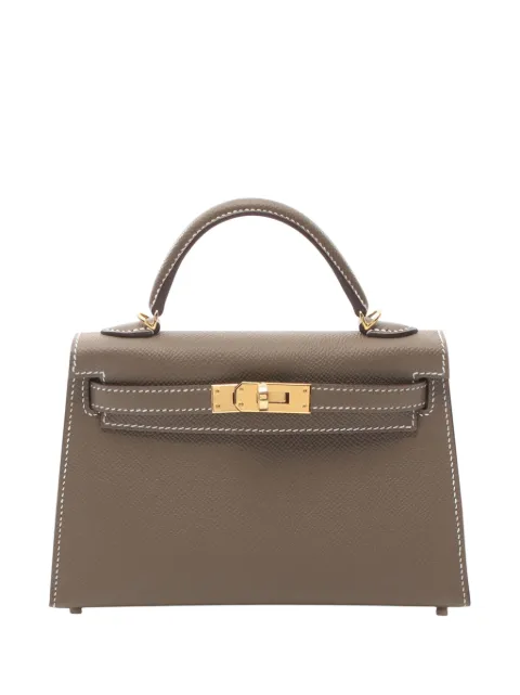 Hermès Pre-Owned 2025 Epsom Mini Kelly II Sellier handbag