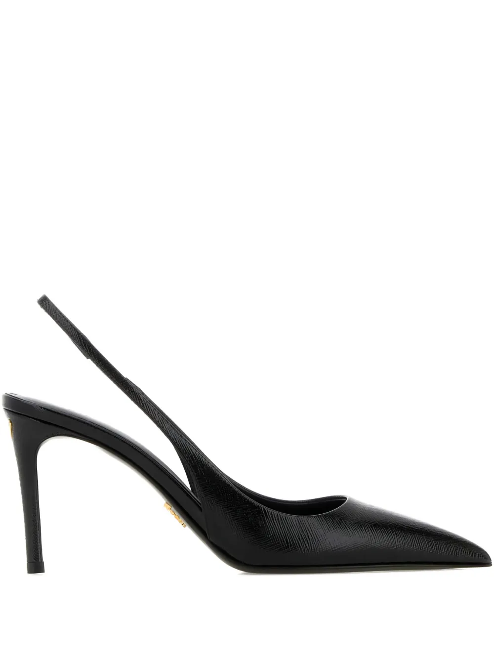 Prada leather heeled pumps - Nero