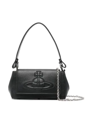 Vivienne Westwood Mini Yasmin Shoulder Bag | Black | FARFETCH