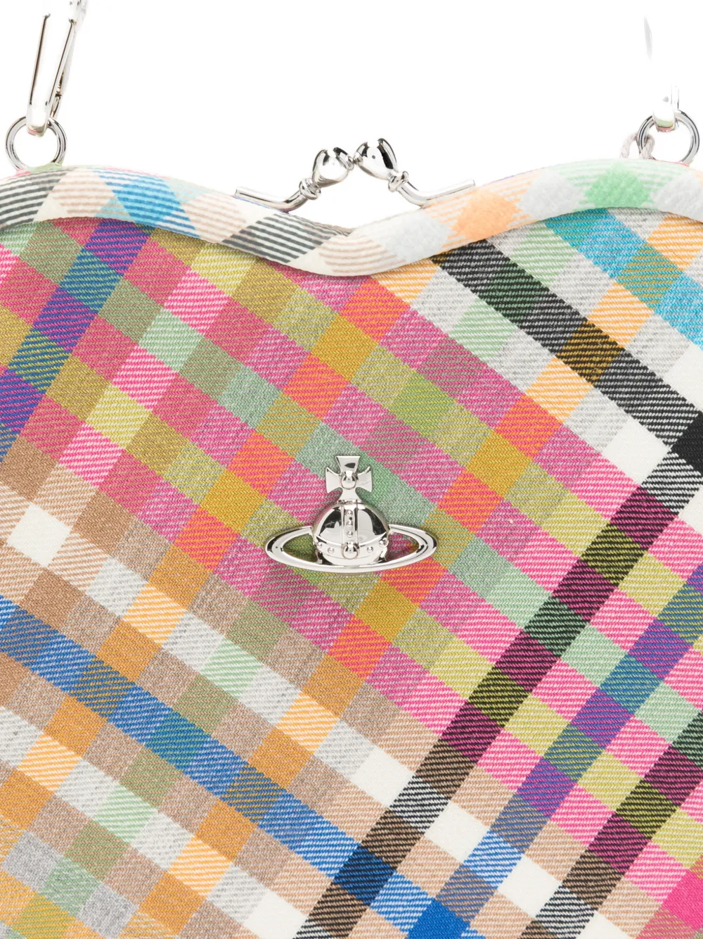 Vivienne Westwood Belle Heart geruite shopper Roze