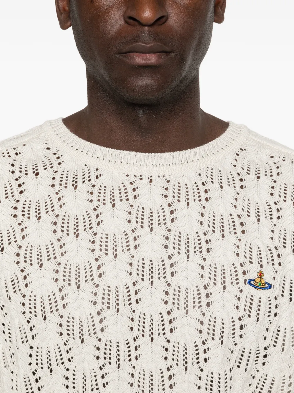 Vivienne Westwood Trui met logodetail Beige