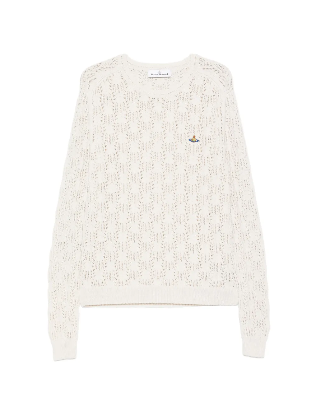 Vivienne Westwood logo-detail sweater - Nude