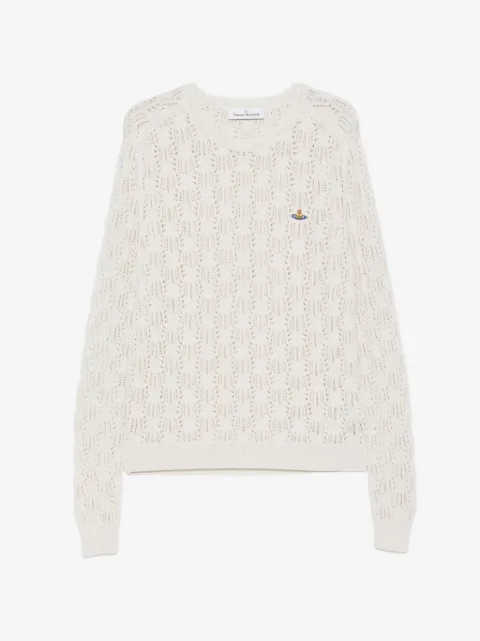 Vivienne Westwood pull à détail de logo
