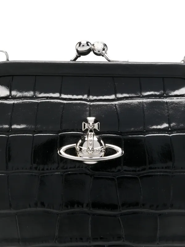Vivienne Westwood Vivienne Orb クラッチバッグ | ブラック | FARFETCH JP