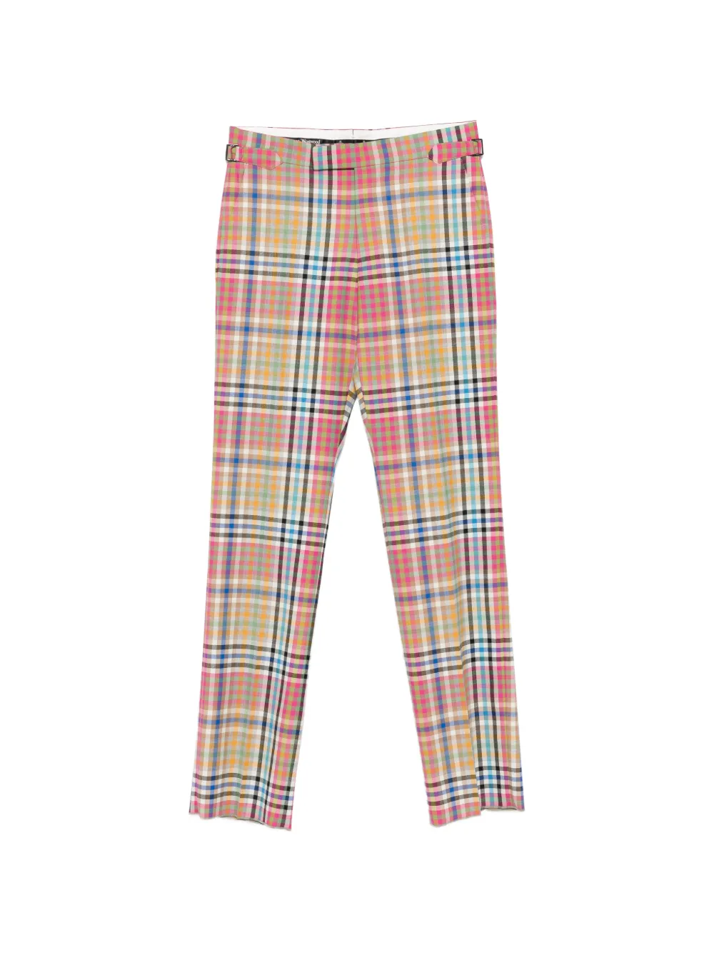 Vivienne Westwood buckle check trousers - Rosa