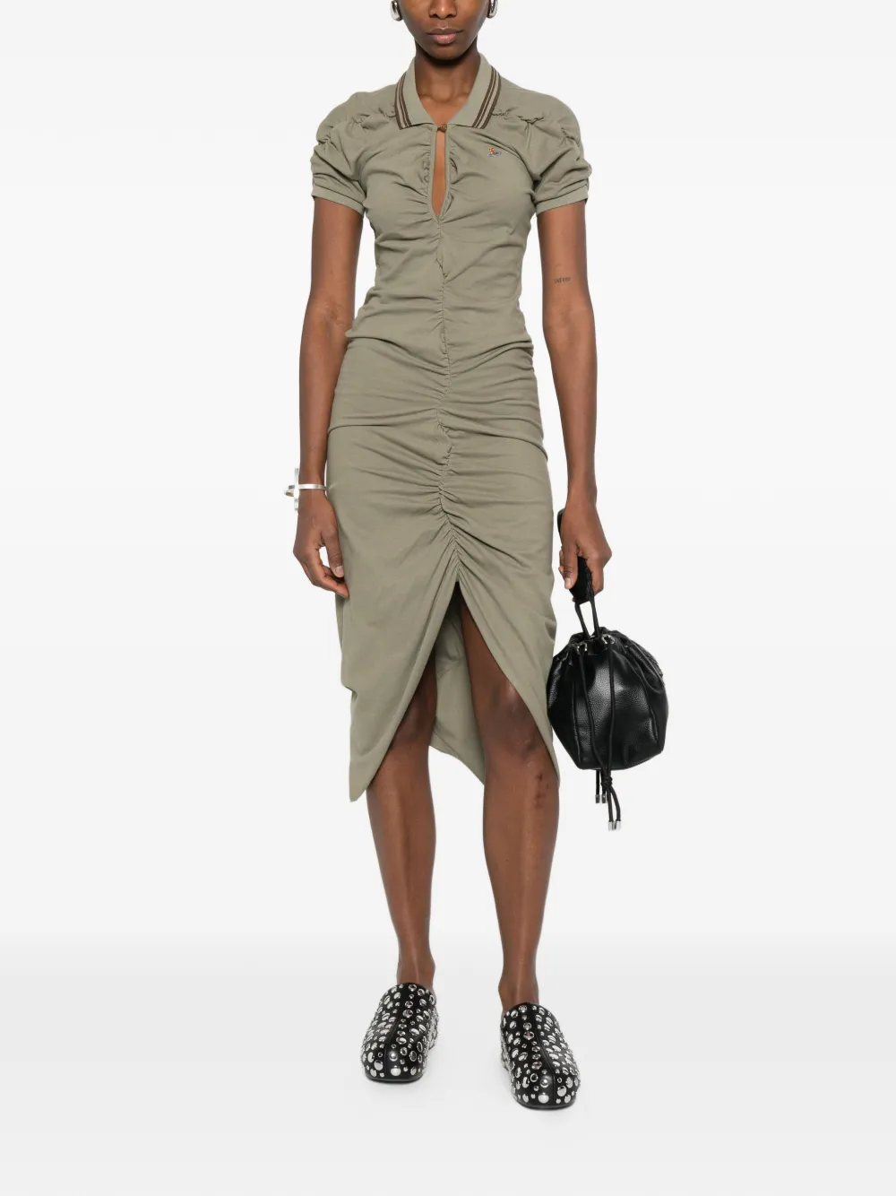 Vivienne Westwood Trekking midi-jurk Groen