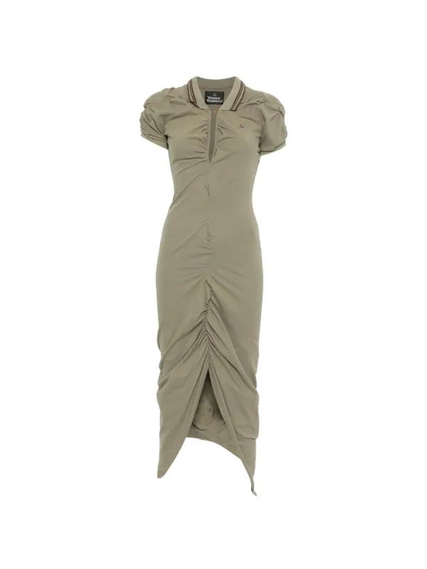 green vivienne westwood dress Vivienne Westwood Silk Victoria Gown In Green
