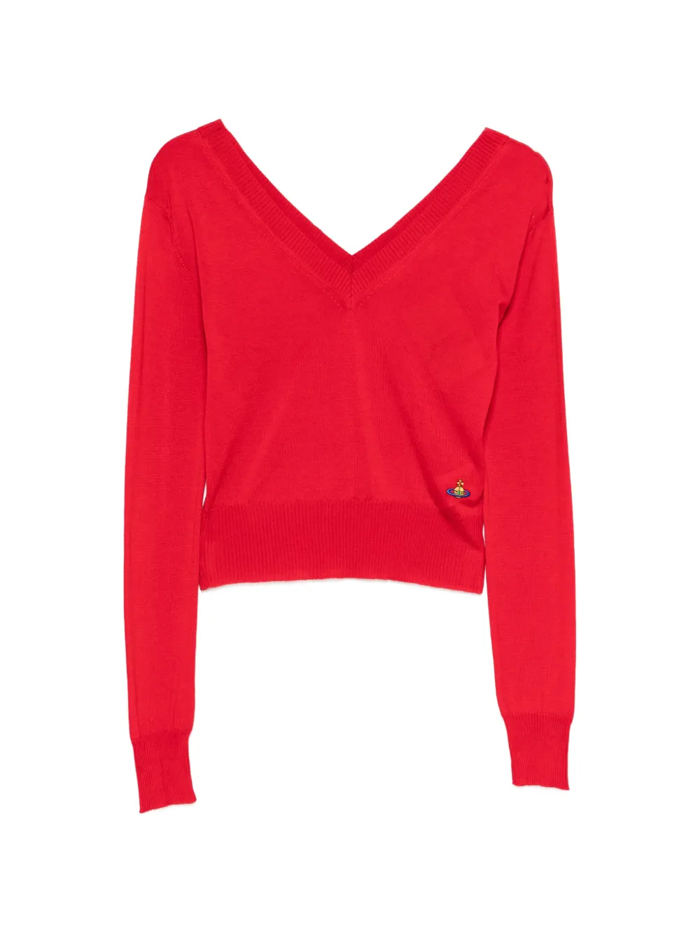 Vivienne Westwood V-neck sweater - Rot