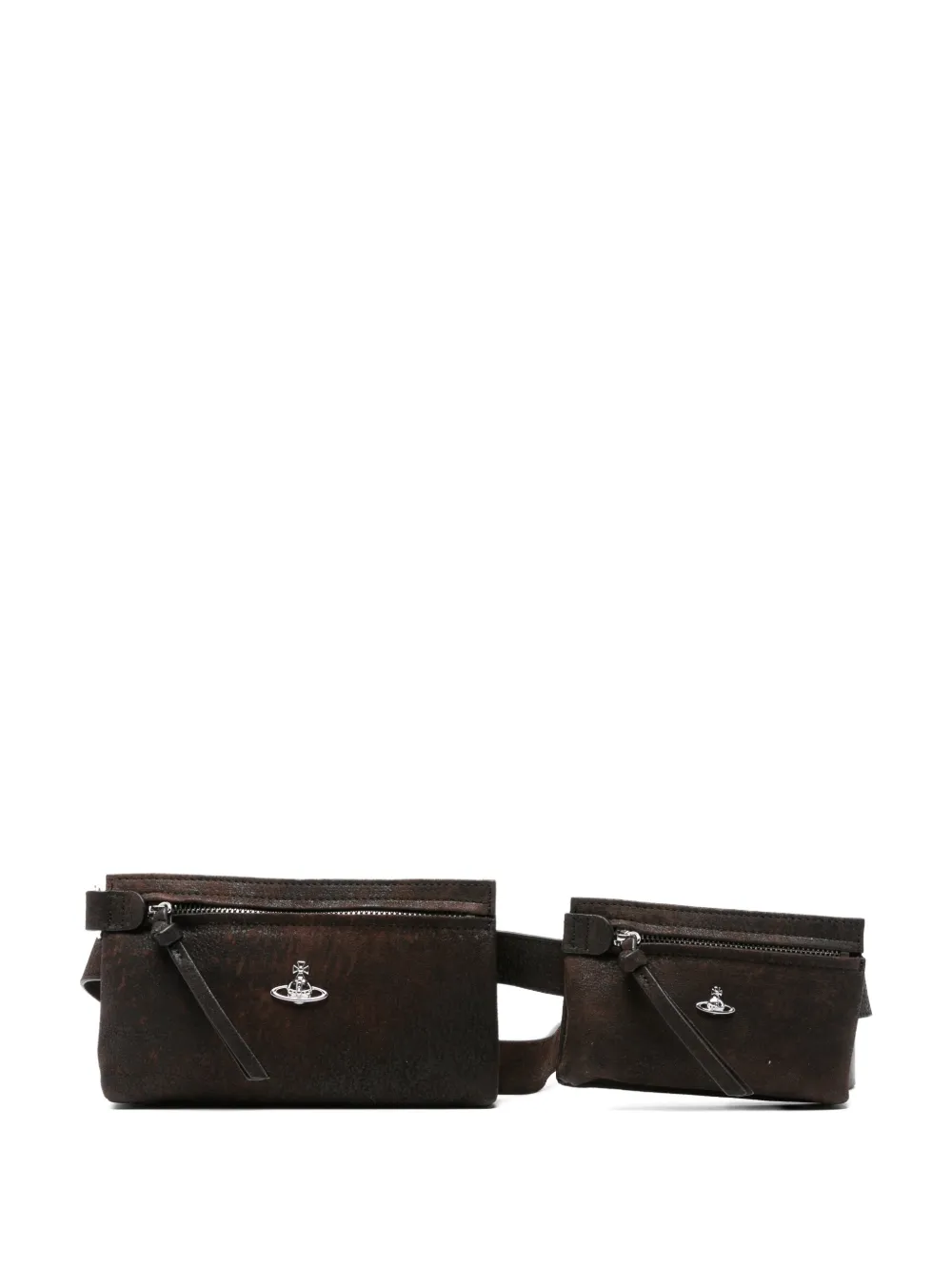 Vivienne Westwood zip-fastening belt bag - Marrone