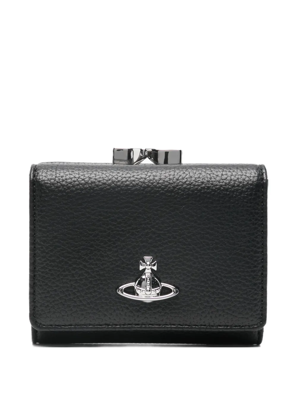 Vivienne Westwood small Frame orb-plaque wallet - Nero