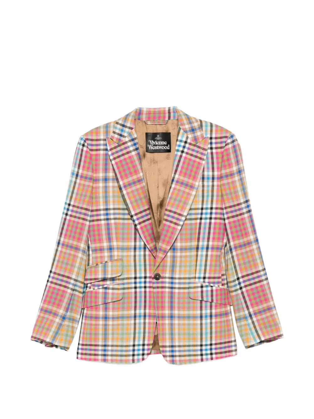Vivienne Westwood checked pocket jacket - Rosa