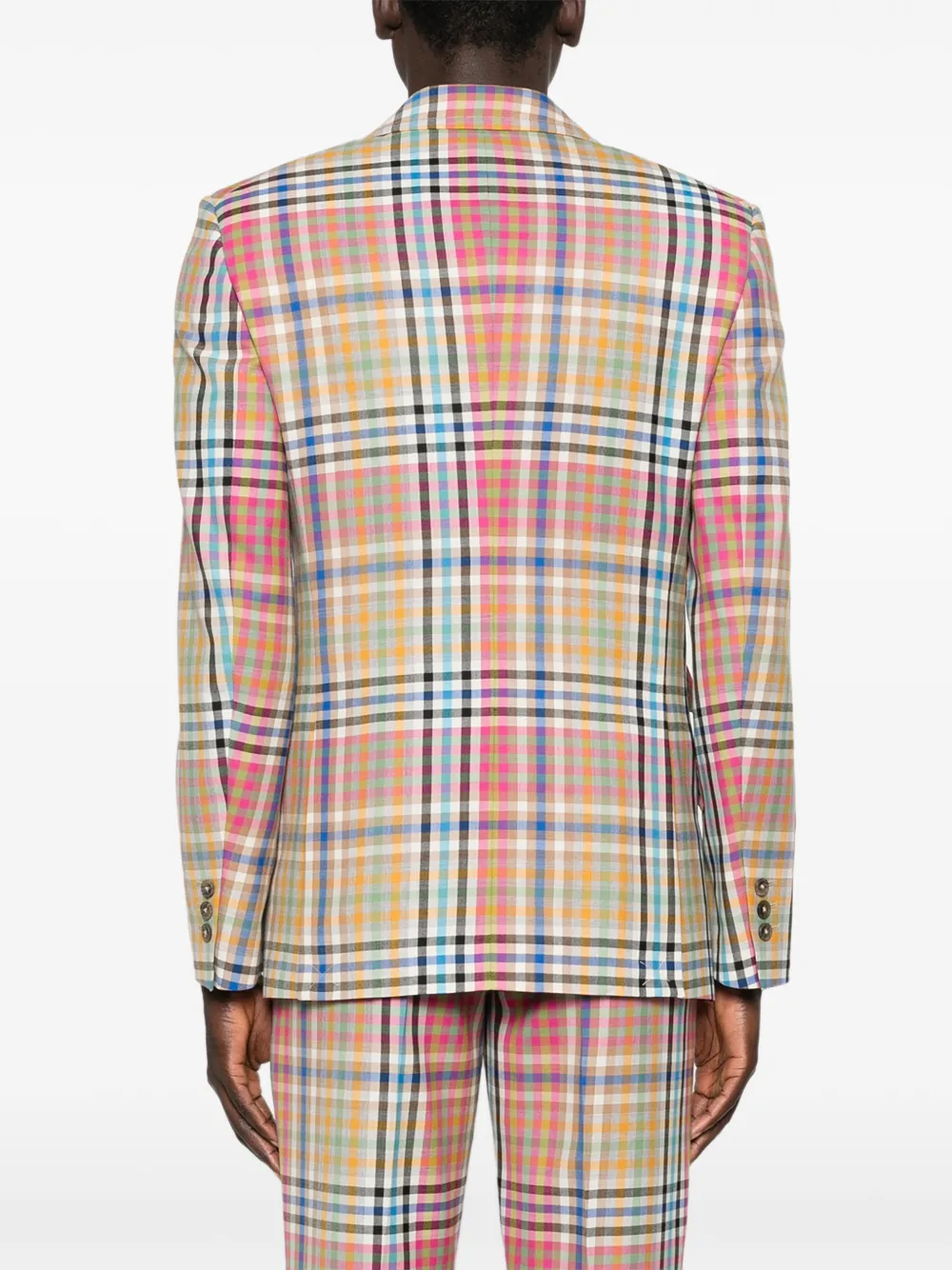 Vivienne Westwood Geruit jack met zak Roze