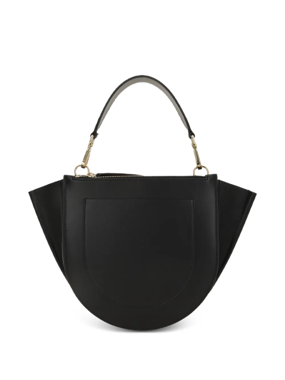 Wandler small Hortensia leather tote bag - Zwart
