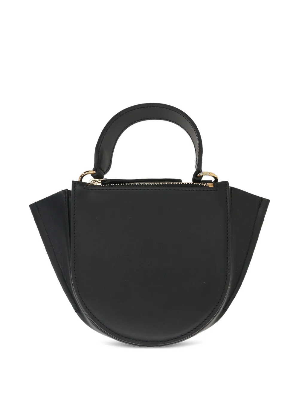 Wandler mini Hortensia leather tote bag - Zwart