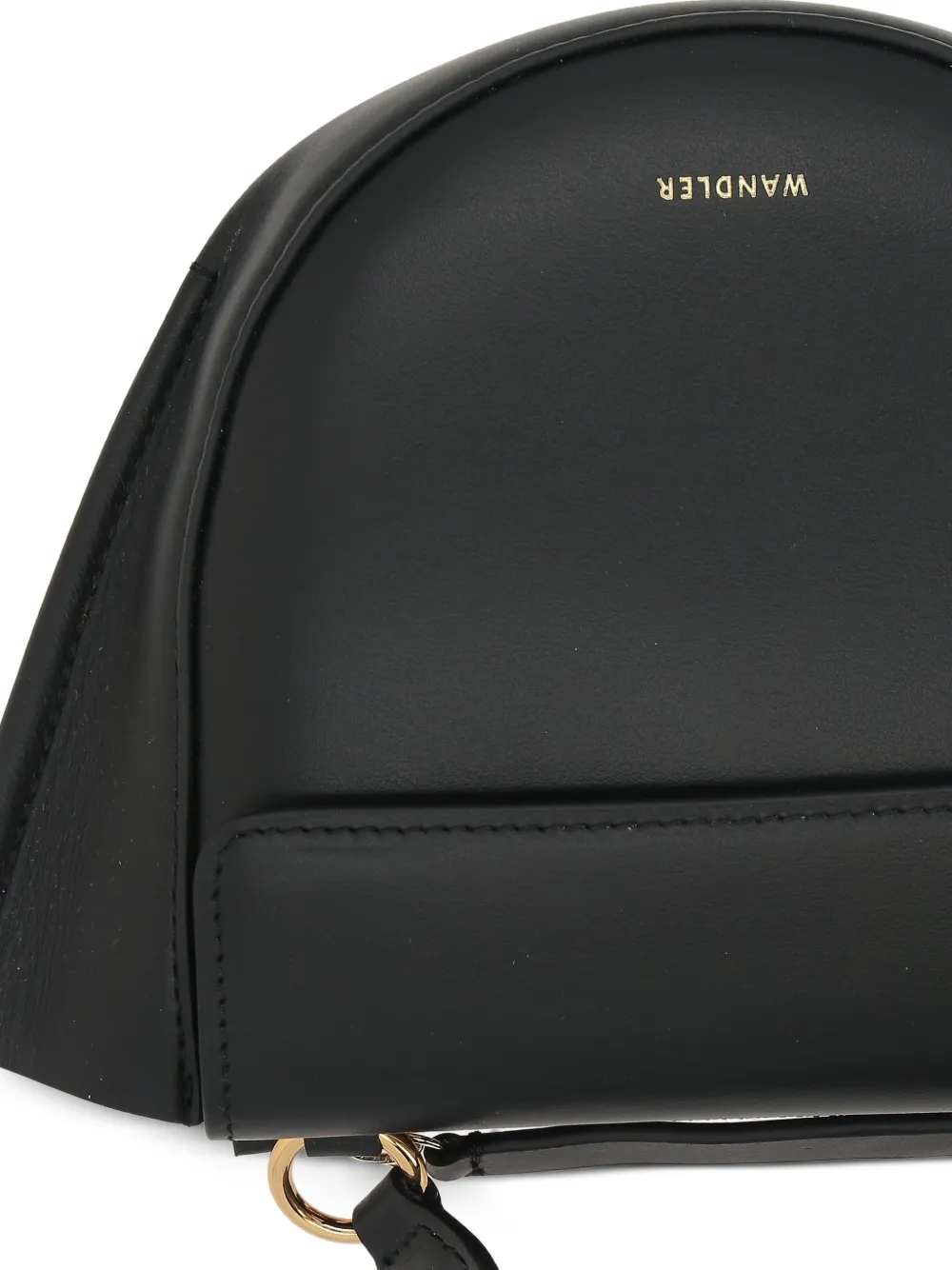 Wandler Hortensia leren shopper Zwart