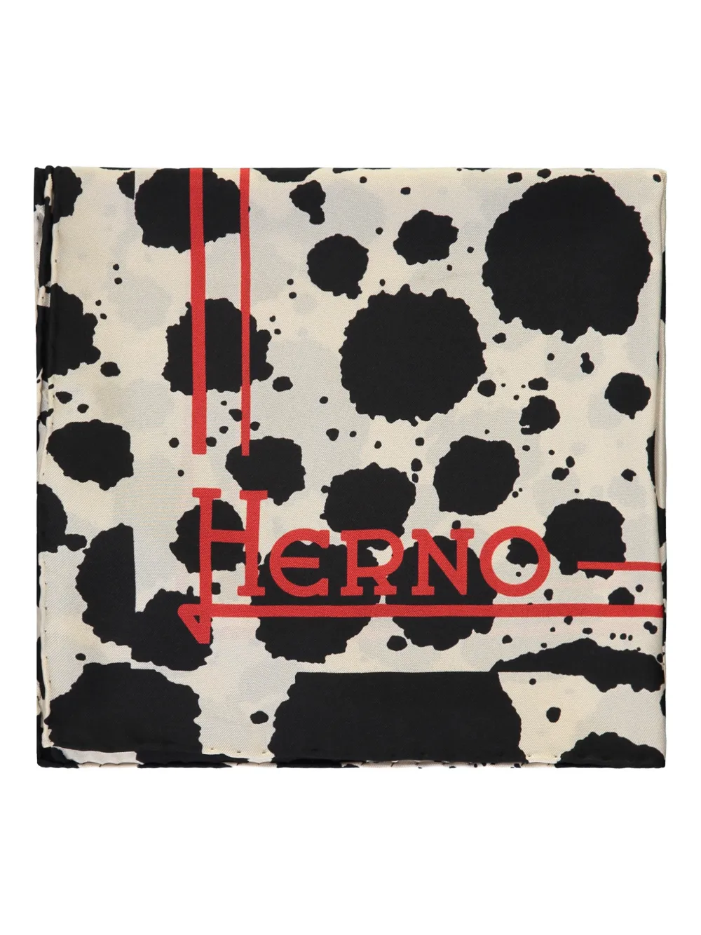 Herno polka-dot scarf - Nude