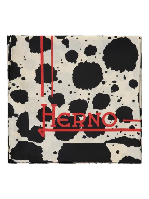 Herno polka-dot scarf